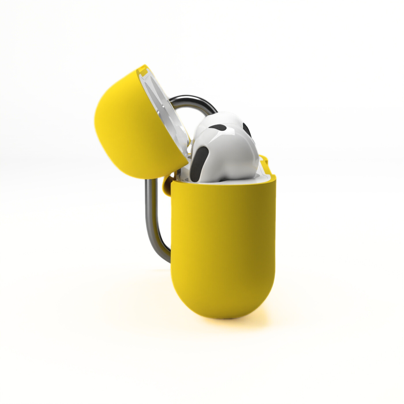 Etui na słuchawki silikonowe do Apple AirPods Żółte