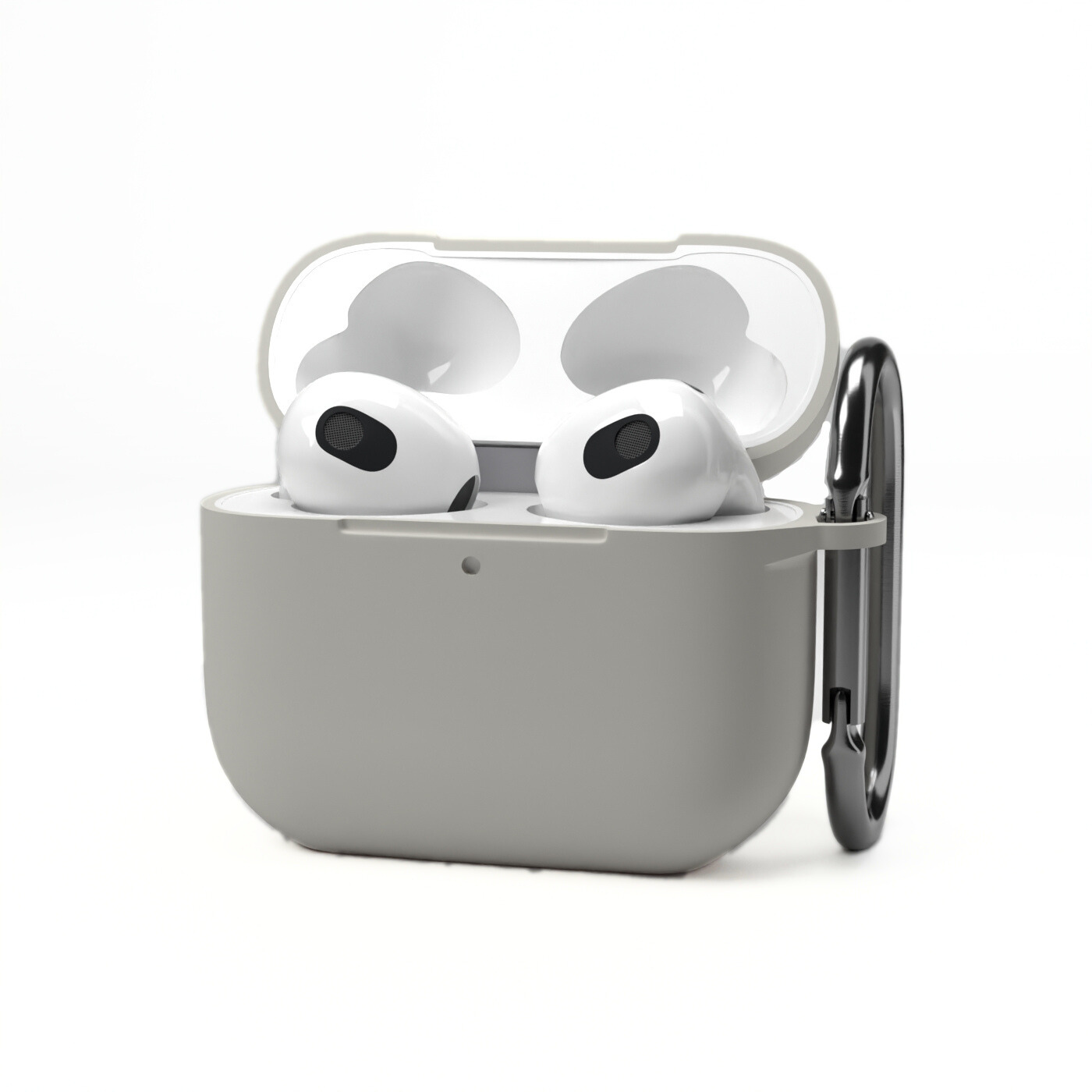 Etui na słuchawki silikonowe do Apple AirPods Jasno-pistacjowe