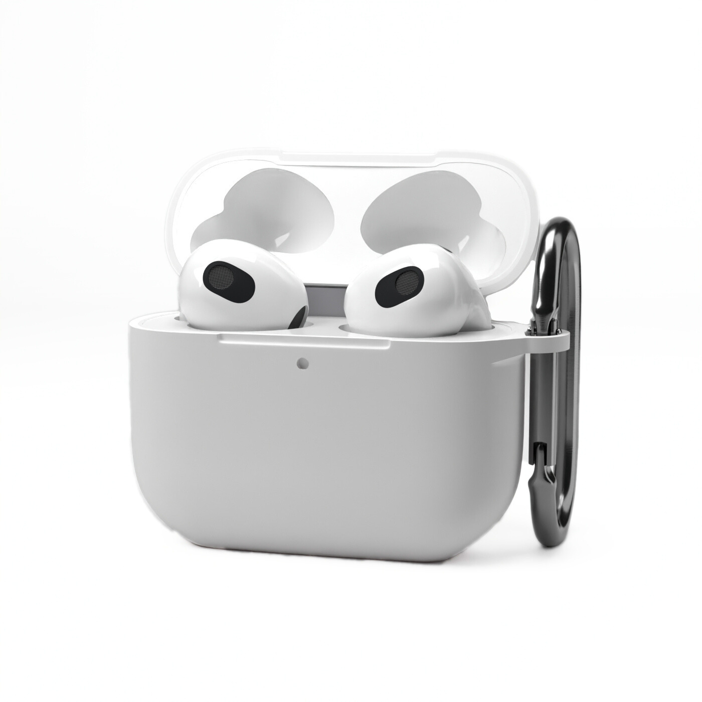 Etui na słuchawki silikonowe do Apple AirPods Białe