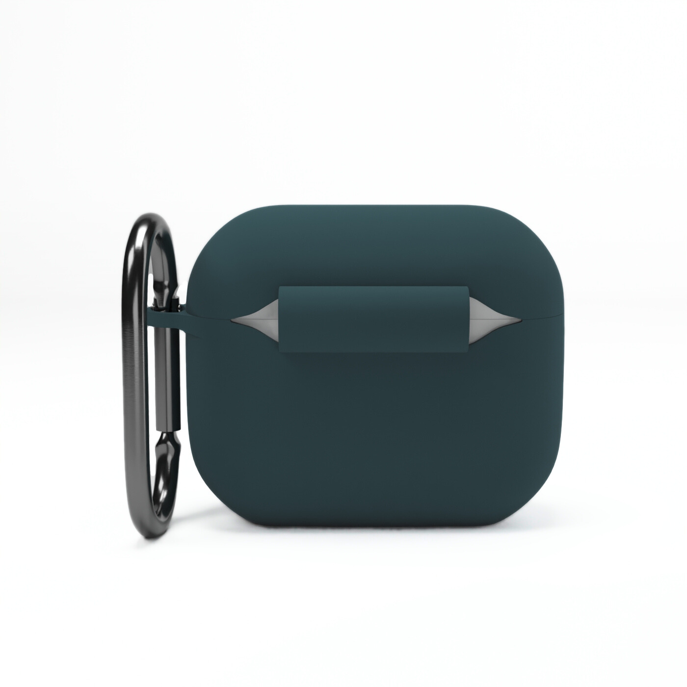Etui na słuchawki silikonowe do Apple AirPods Butelkowo-turkusowe