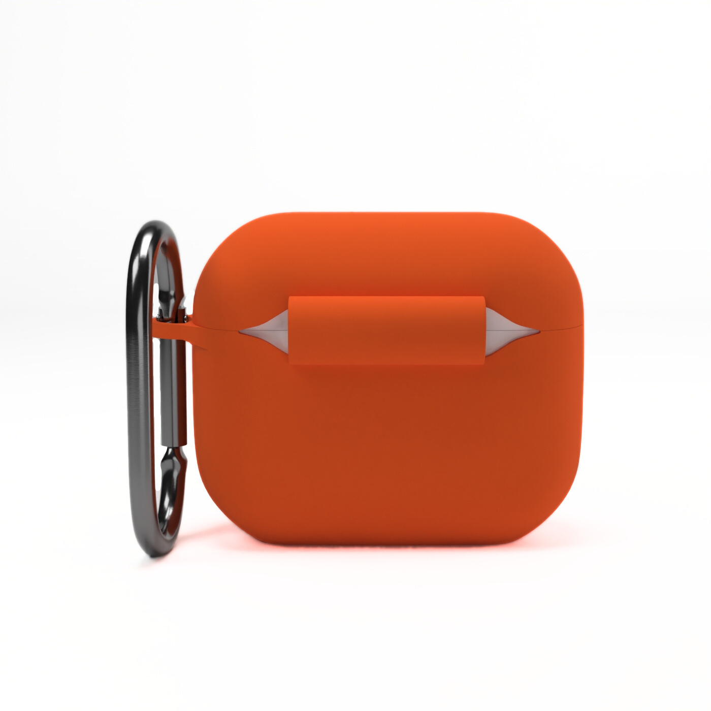 Etui na słuchawki silikonowe do Apple AirPods Pomarańczowe