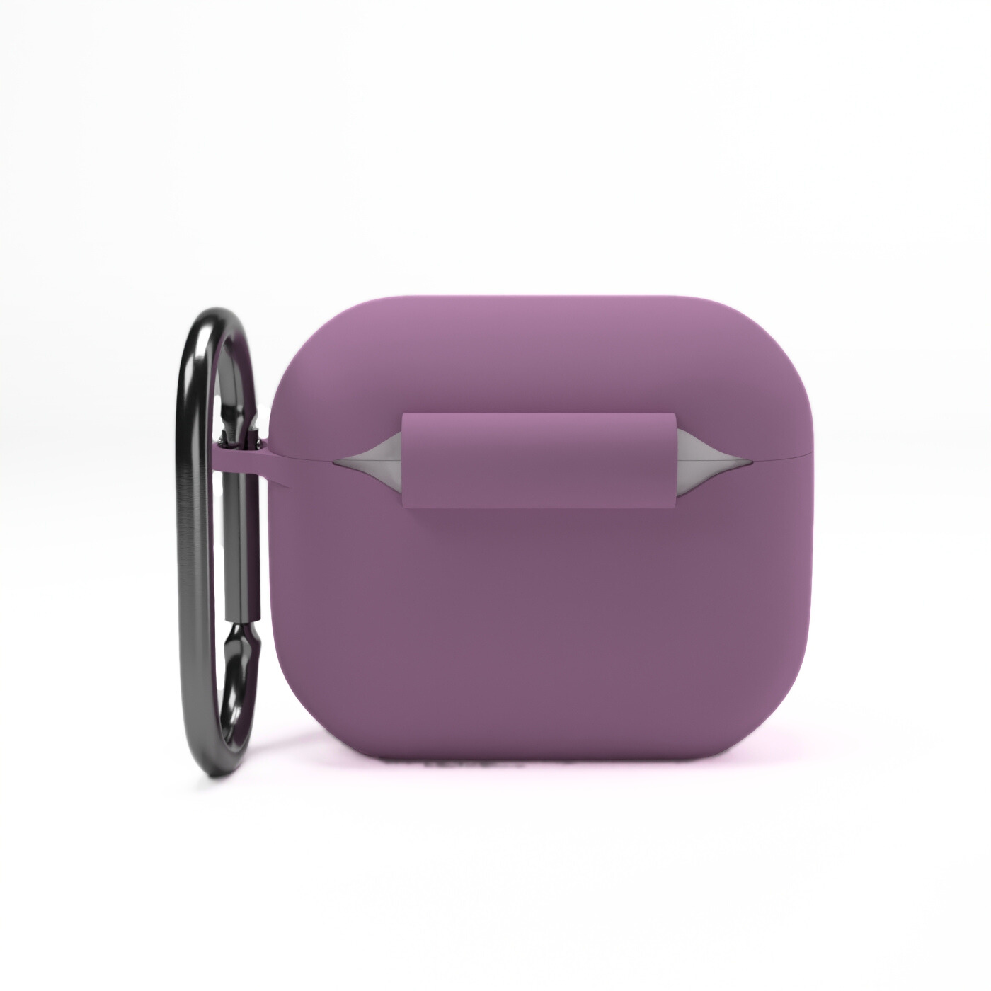 Etui na słuchawki silikonowe do Apple AirPods Amarantowe