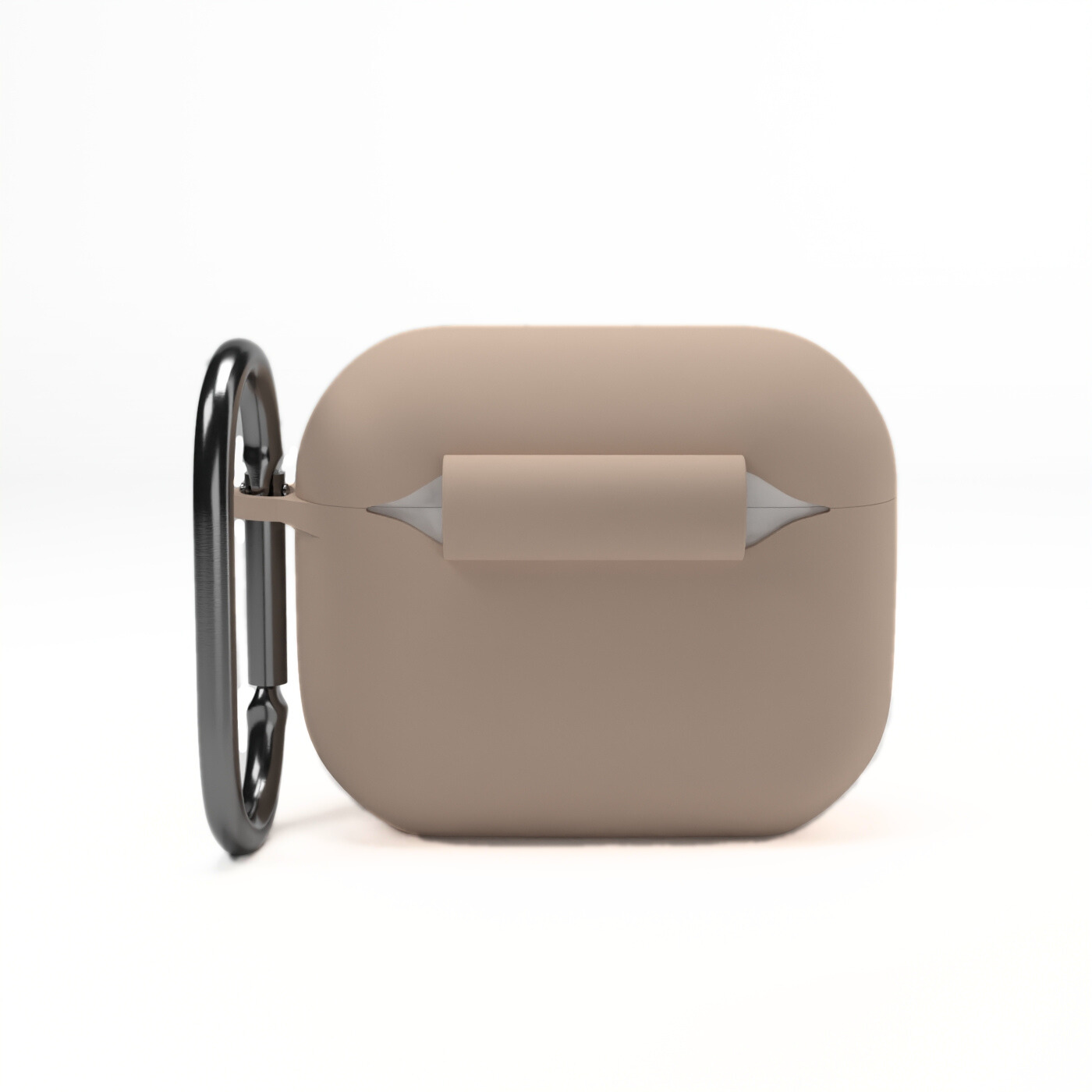 Etui na słuchawki silikonowe do Apple AirPods Piaskowo-różowe