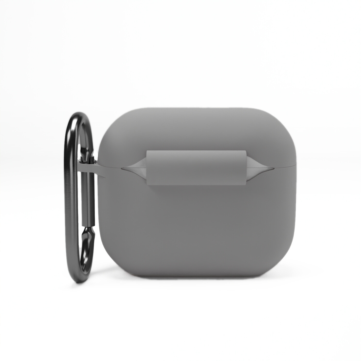 Etui na słuchawki silikonowe do Apple AirPods Perłowo-szare