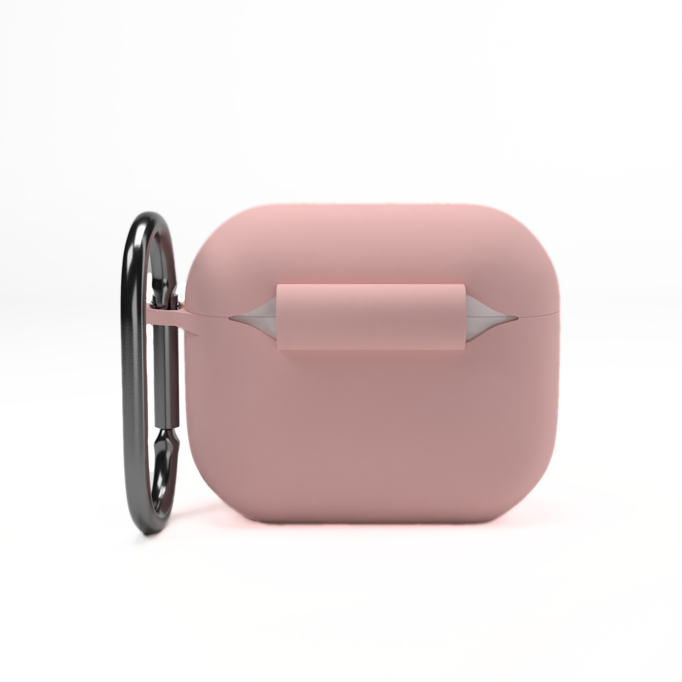 Etui na słuchawki silikonowe do Apple AirPods Pudrowo-różowe