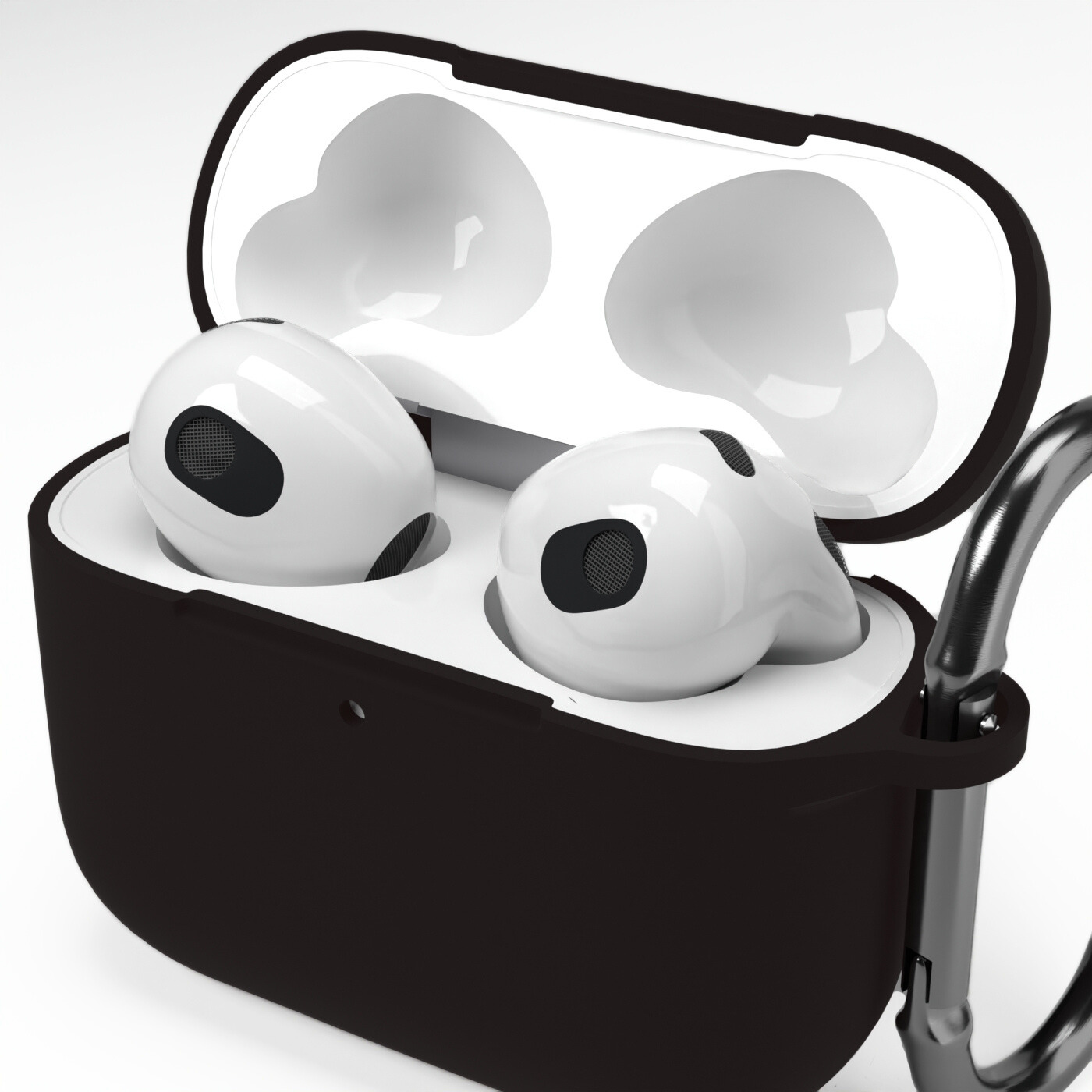 Etui na słuchawki silikonowe do Apple AirPods Czarne