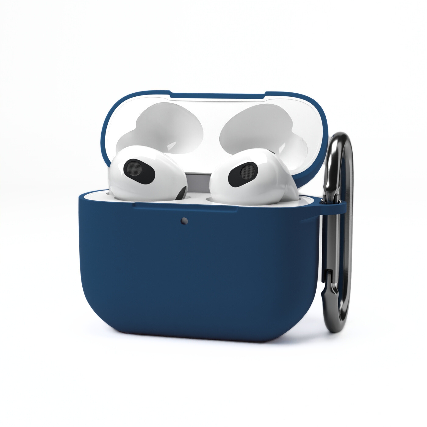 Etui na słuchawki silikonowe do Apple AirPods Granatowe